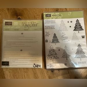 Peaceful Pines Stamp and Thin Lit Die Set